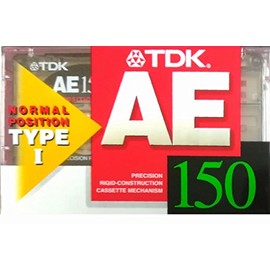 TDK CASSETTE TAPE Good Sound Design 150 Minutes AE – F