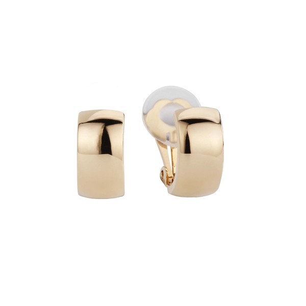 Traveller® Clip Earrings – 22kt Gold or Rhodium Plated Small
