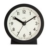 Acctim Gaby Small Analogue Contemporary Bedside Alarm Clock (Black)