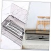 GRIRIW 2pcs Cutlery Holder with Drain Shelf Multi-Function Chopsticks Box