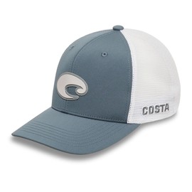 Costa Del Mar Mens Core Performance Trucker Hat, Shark, One Size