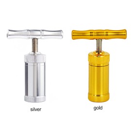 T Pollen Press Tool, Pollen Pollen Pen, Jaw, Heavy Duty Pollen Presser, T Press Handle Tool, Metal Aluminum Compressor, T-shaped Handle Tool for Pressing Herbs (Gold)