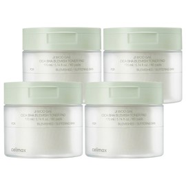 Celimax Eraser Cica Baja Blemish Toner Pad 170ml, 60 sheets, 4 pcs / 셀리맥스 지우개 시카 바하 블레미쉬 토너 패드 170ml, 60매입, 4개