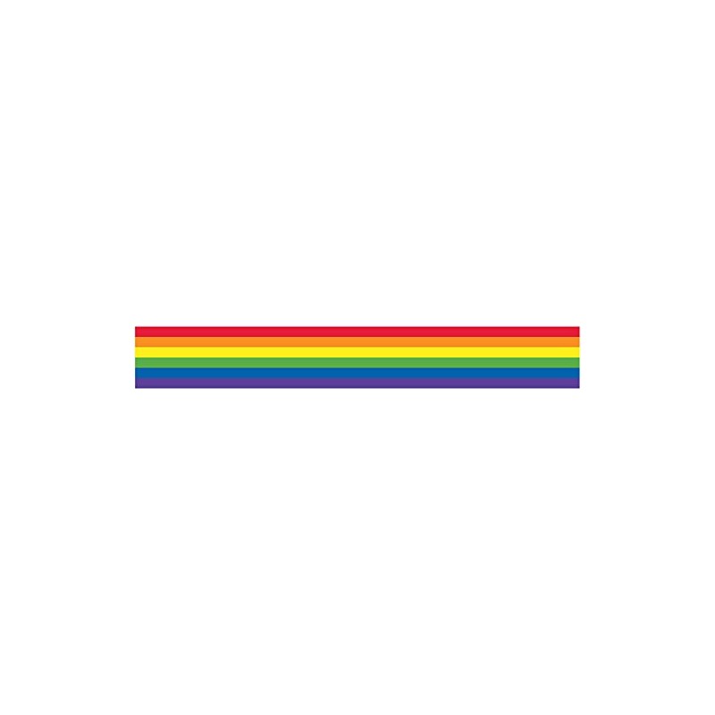 WitnyStore Pegatina de vinilo con diseño de arco iris, diseño