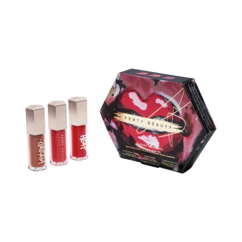 Kit Fenty Beauty Trio Lip Gloss Bomb Squad Edición Limitada