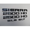 EmblemsPlus 2007-2018 GMC SIERRA 2500 HD Emblem Overlay Decal Letters