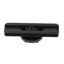 P Prettyia 20mm Quick Release Hot Shoe Conversion Macro Focusing Rail Slider for SLR Cameras