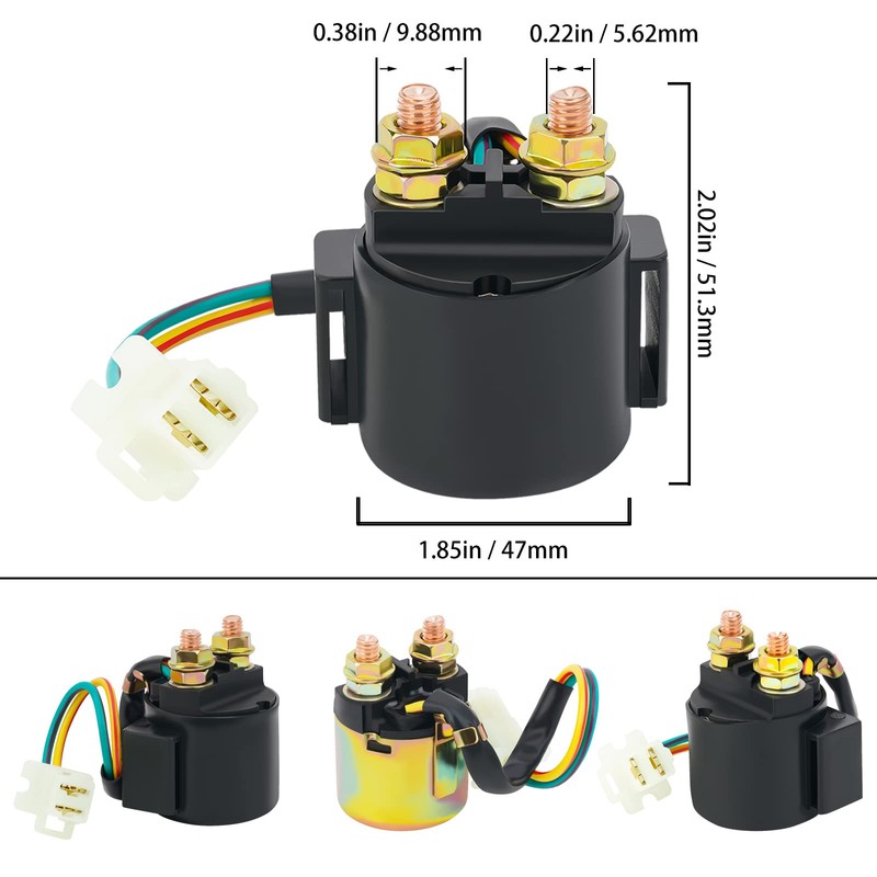 AHL Starter Solenoid Relay for Honda TRX250 Fourtrax 250 1985