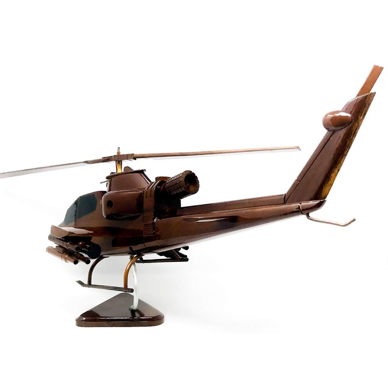 AH1 Cobra Helicopter Wood Model