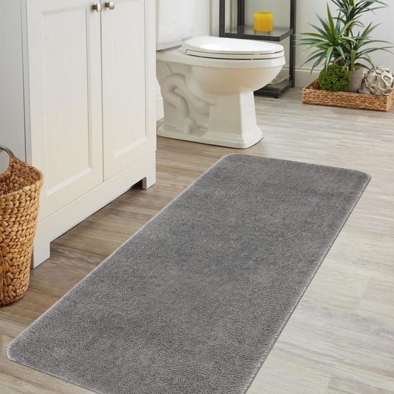 Famibay Bath Mat Non Slip Washable Bathroom Mat Super Absorbent