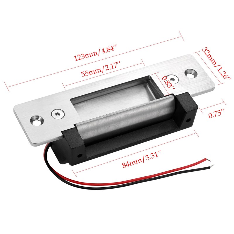 Electric Door Strike Lock ANSI Standard Heavy Duty 12V DC