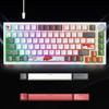Guffercty kred 75% Percent Mechanical Keyboard with Knob, Gasket Mouted