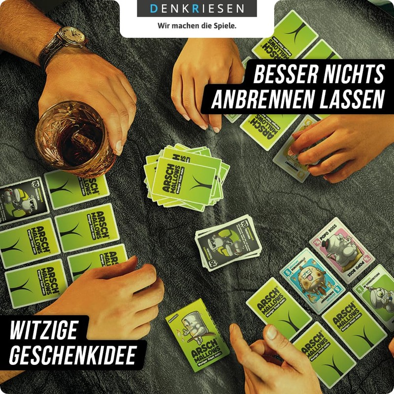 DENKRIESEN ARSCHMALLOWS® – Less Eats More. Card Game | From