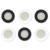 Black 20 pcs Silicone Washer Silicone Filter Gasket for Shower