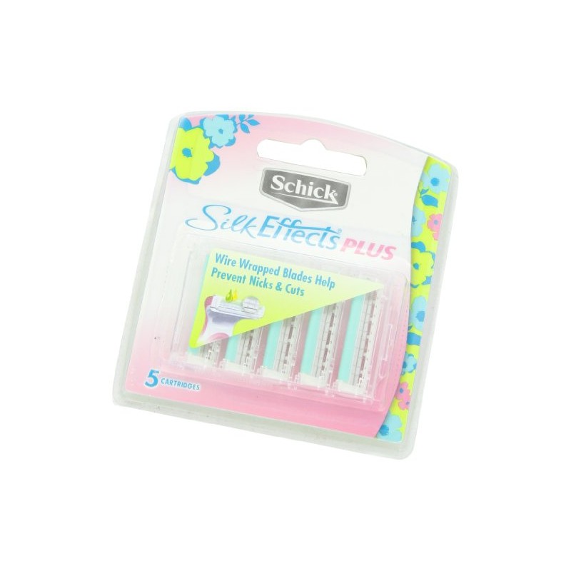 Schick Silk Effects Plus Razor Blade Refills for Women -