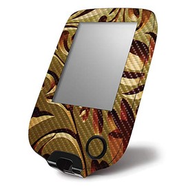 MightySkins Carbon Fiber Skin for Abbott Freestyle Libre 1 & 2 - Mosaic Gold | Protective, Durable Textured Carbon Fiber Finish | Easy to Apply, Remove, and Change Styles | Made in The USA