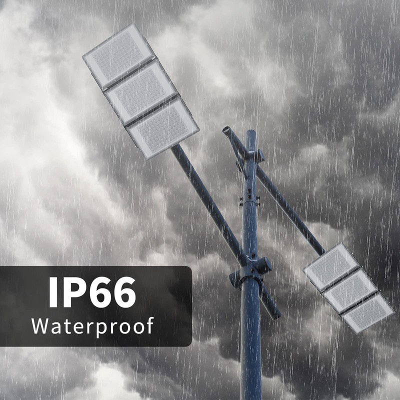600W LED Flood Light 6000K Daylight White 60000LM, Wider Lighting