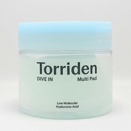 토리든 다이브인 저분자 히알루론산 멀티패드160ml 80매 건조한피부 수분보습 Torriden Dive-In Low Molecular Hyaluronic Acid Multi Pad 160ml 80 Sheets Dry Skin Moisture Hydration