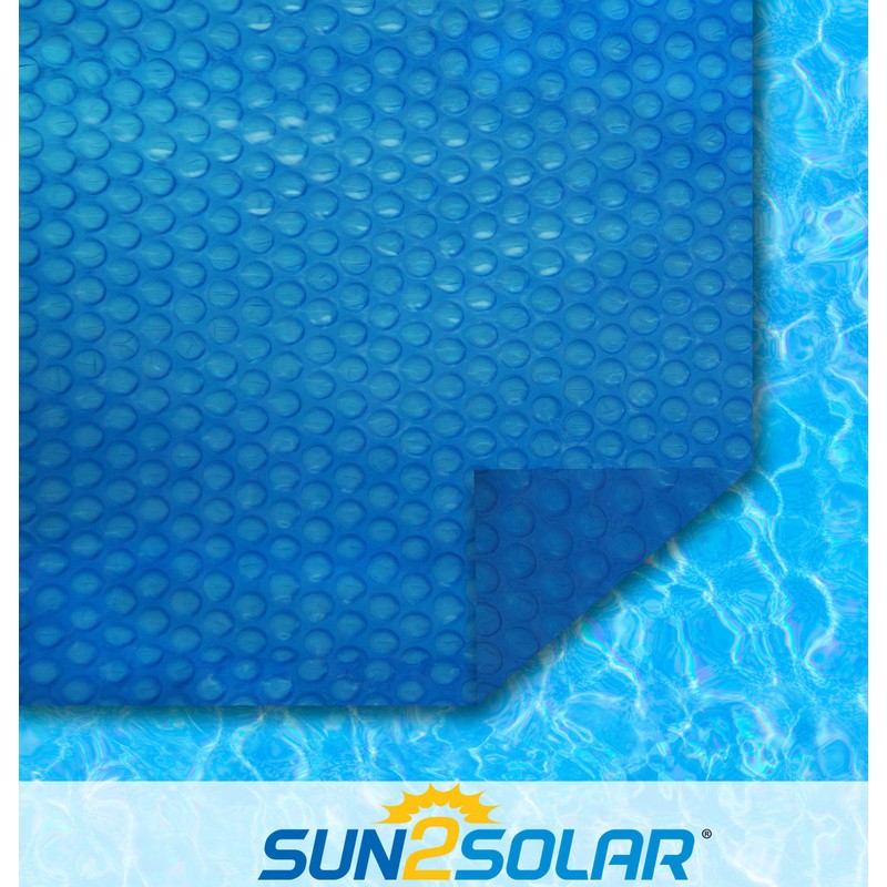 Sun2Solar Blue 14 ft. x 28 ft. Rectangle Solar Cover