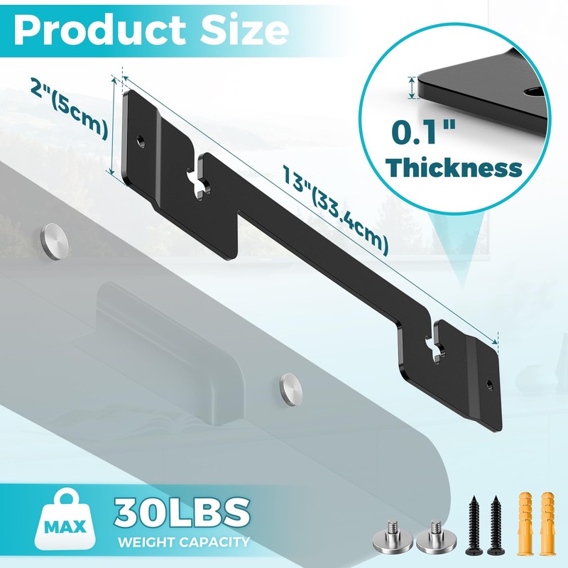 HEIWUKONG Ray Mount Compatible with Sonos Ray Wall Mount, Heavy
