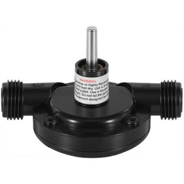 Hand Drill Water Pump - Portable Mini Electric Self-priming Powered Transfer Kit for Courtyard, Home, Garden - Centrifugal Tool for Oil, Fluid, Water Use - Black