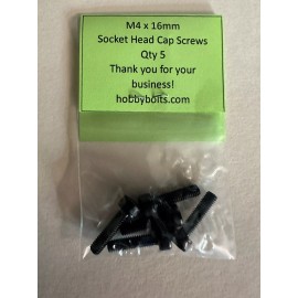Hobby Bolts M4x16mm Socket Head Cap Screw. Qty:5 Each. RC Car, Micro Fastener