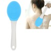 Electric Silicone Brush Silicone Body Brush Long Handle Shower Brush