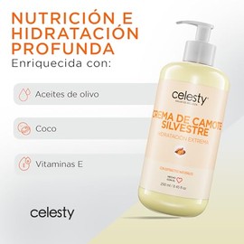 CELESTY | Crema de Camote Silvestre 250g | Equilibrio Hormonal Natural para Menopausia - Vitaminas para Mujer - Rico en Fitoestrógenos, Aceite de Coco