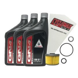 Cyclemax Oil Change Kit fits 2007-2023 Honda Rancher 420 TRX420 FE FM TE TM FPE FPM