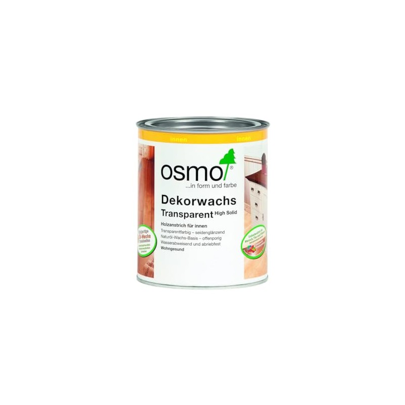 Osmo -Colour Decorative Wax Transparent 0.125 L