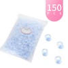 Miuffue Glue Rings for Eyelash Extensions, 150 Pcs Smart Holder