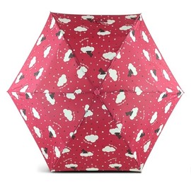 RADLEY London Womens Ladies Girls Mini Telescope Umbrella Its Written in the Stars in Coulis Pink