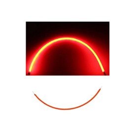 Seadiquiet Red 130mm Edison Bulb 3v Cob LED Filament Flexible Lamp Parts Warm Light Edison Bulb Light Accessories Flexible Filament,Light Bulbs Tools and Home Improvement