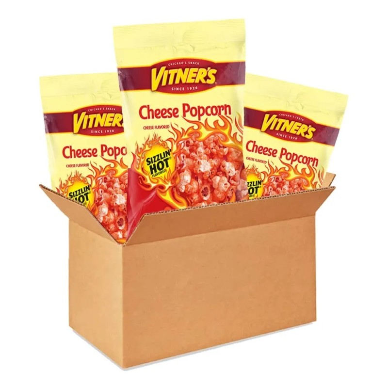 Vitner’s Vitner's Cheddar Cheese Sizzlin Hot Popcorn (3-2.3 Bags)