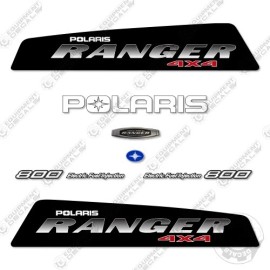 Aftermarket Fits Polaris Ranger 800 4X4 EFI Decal Kit Utility Vehicle - 2012 CUSTOM BLACK!