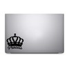 Bargain Max Decals Princess Crown Silhouette Decal Notebook Car Laptop