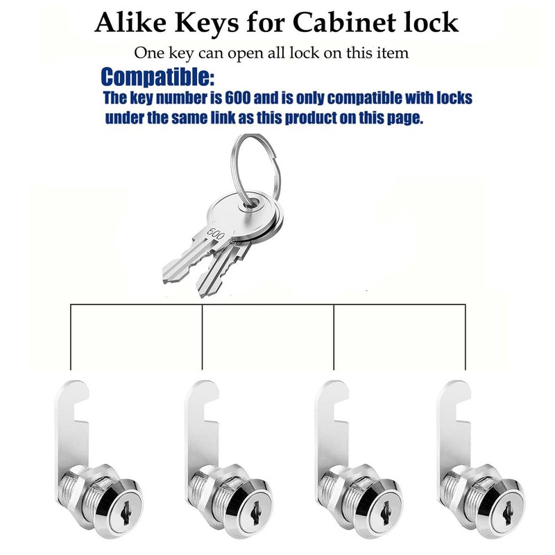 Litensh 6PCS Alike Keys Only Compatible with Litensh Aliked Mailbox