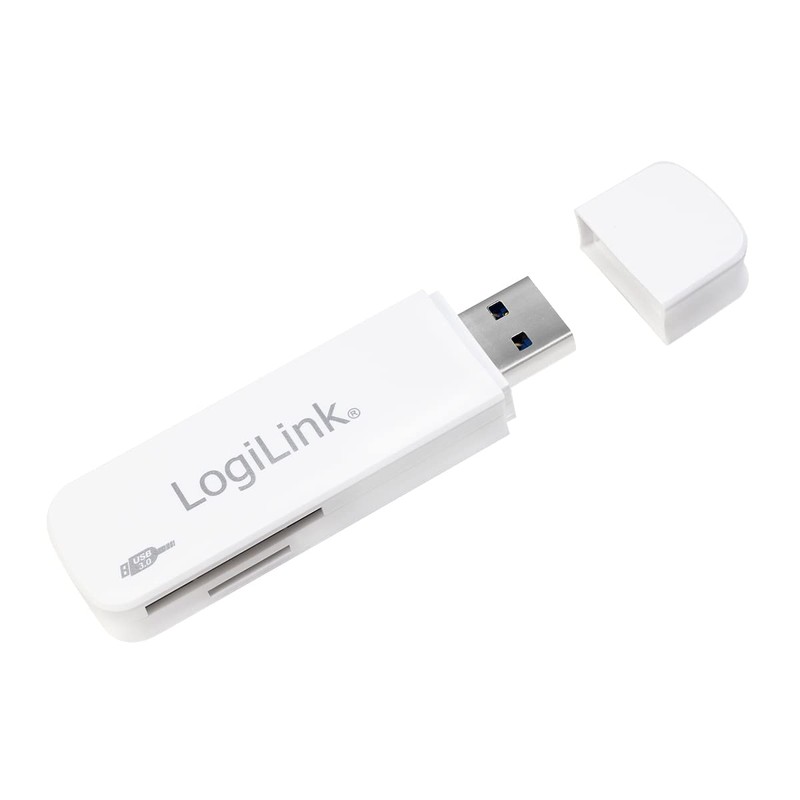 LogiLink CR0034A Mini USB 3.0 Card Reader with Protective Cover