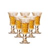 Round 1.3-Oz Cordial Glasses, Lead-Free Sherry Glasses, Clear Heavy Base