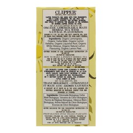 Clipper Organic Rise and Shine Mate and Lemongrass Herbal Tea, Pure Natural Ingredients, Fairtrade Tea, Non-GMO, Biodegradable and Compostable Tea Bags (40g / 20 Tea Bags)