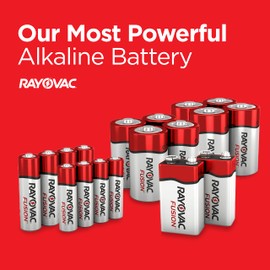 Rayovac Fusion AAA Batteries, Premium Alkaline Triple A Batteries, 8 Count