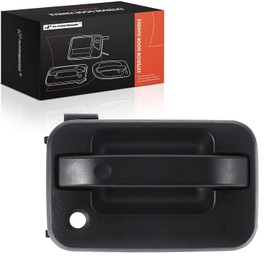 A-premium - Manija de Puerta Exterior del Lado del Pasajero Delantero Derecho con Ojo de Cerradura Compatible con Ford F-150 2004-2014 y Lincoln Mark Lt 2006-2008, Negro Texturizado, Reemplazo#