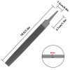 KALIM Half Round Medium Cut File, Double Cut Teeth, 6''
