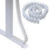 YAMAZEN ACC-130(WH) Wiring Cover, Hide Wiring, For Elevating Desks, Easy