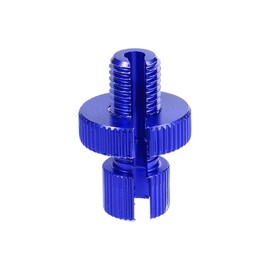 X AUTOHAUX 1 Pcs M10 Brake Clutch Cable Line Adjuster Screw Blue