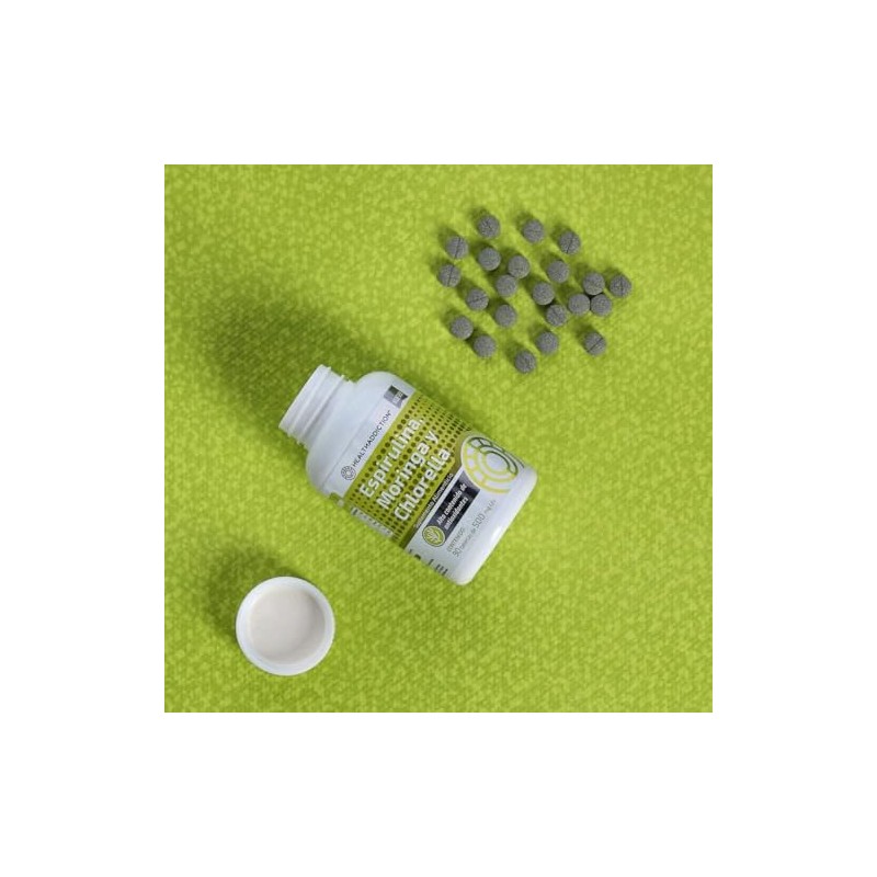 HEALTHADDICTION - 2 Pack Complejo de Espirulina, Chlorella y Moringa,