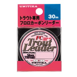 ユニチカ(UNITIKA) トラウト用フロロリーダー シルバースレッド トラウトリーダーFC 30m 2.5LB