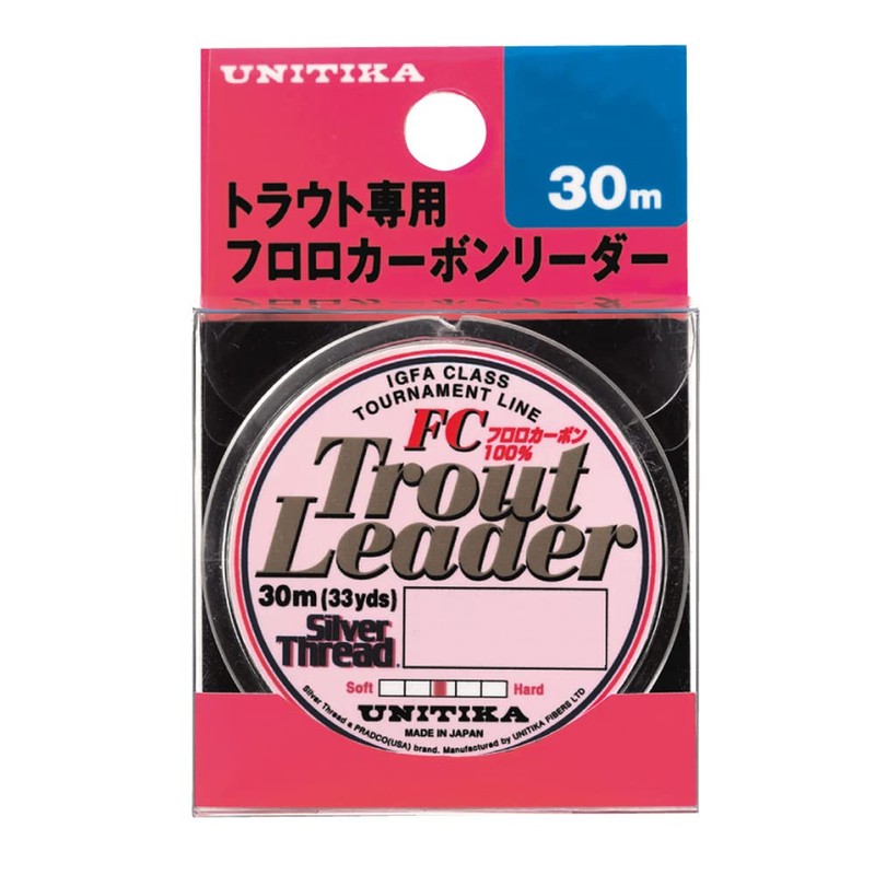 ユニチカ(UNITIKA) トラウト用フロロリーダー シルバースレッド トラウトリーダーFC 30m 2.5LB
