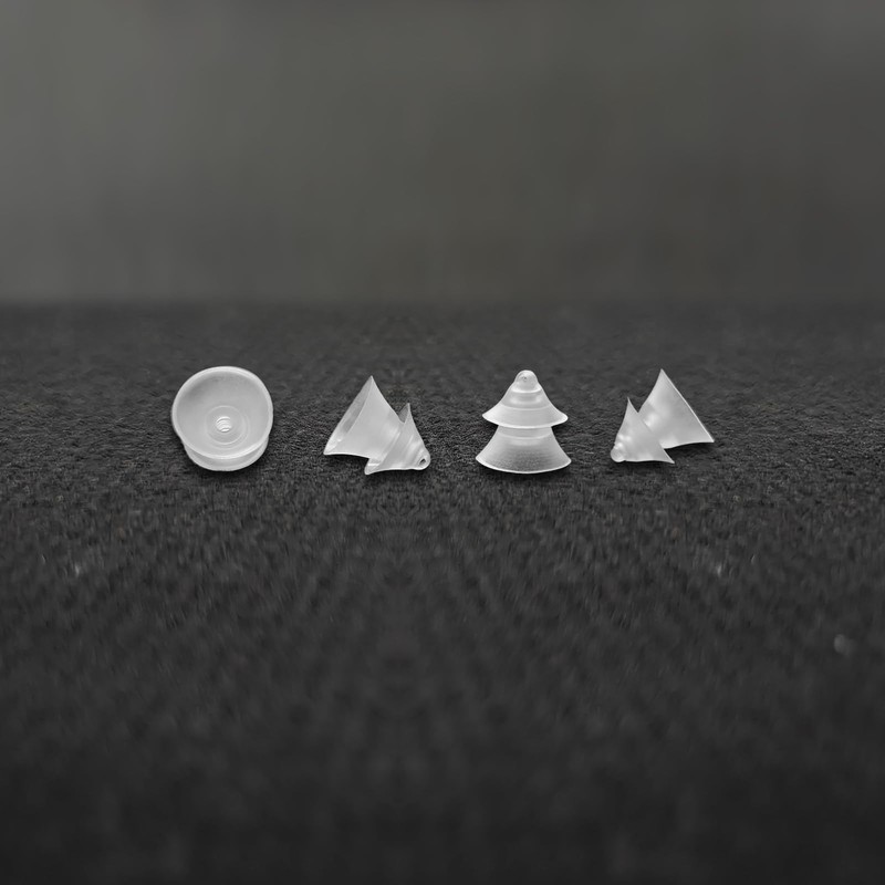 Banglijian 6-Pack Double Layer Ear Domes – 0.39" Diameter, Compatible