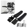 Motorcycle Passenger Armrest 2Pcs Motorcycle Passenger Rear Folding Top Case